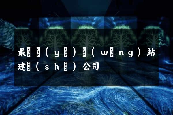 最專業(yè)網(wǎng)站建設(shè)公司