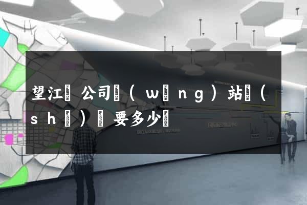 望江縣公司網(wǎng)站設(shè)計要多少錢