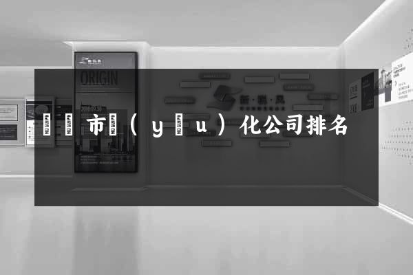 東臺市優(yōu)化公司排名