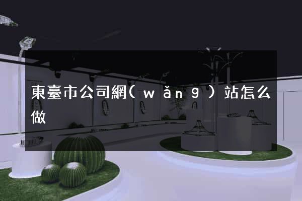 東臺市公司網(wǎng)站怎么做