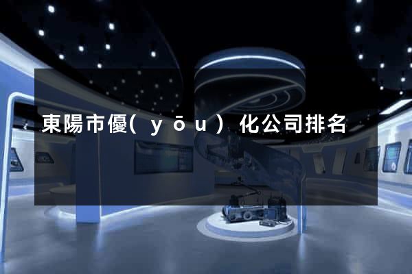 東陽市優(yōu)化公司排名