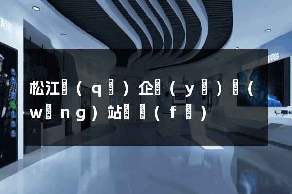 松江區(qū)企業(yè)網(wǎng)站開發(fā)