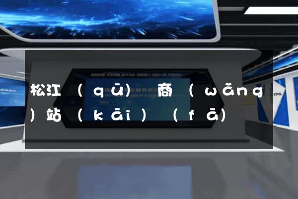 松江區(qū)電商網(wǎng)站開(kāi)發(fā)