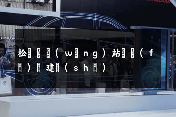 松陽縣網(wǎng)站開發(fā)與建設(shè)