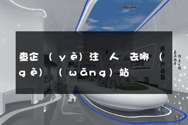 查企業(yè)注冊人員去哪個(gè)網(wǎng)站