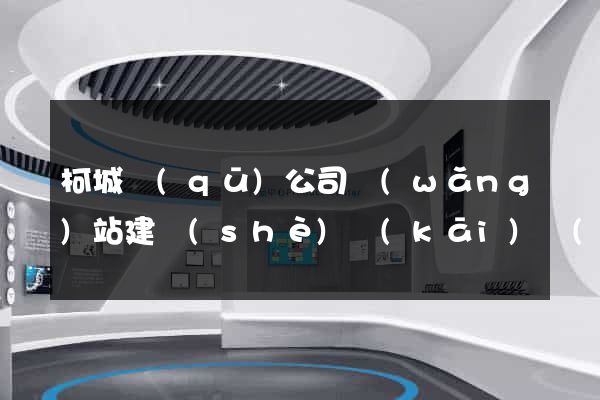 柯城區(qū)公司網(wǎng)站建設(shè)開(kāi)發(fā)
