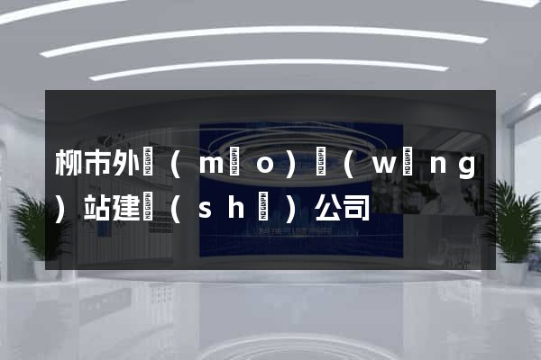 柳市外貿(mào)網(wǎng)站建設(shè)公司