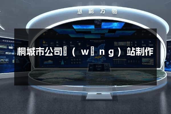 桐城市公司網(wǎng)站制作
