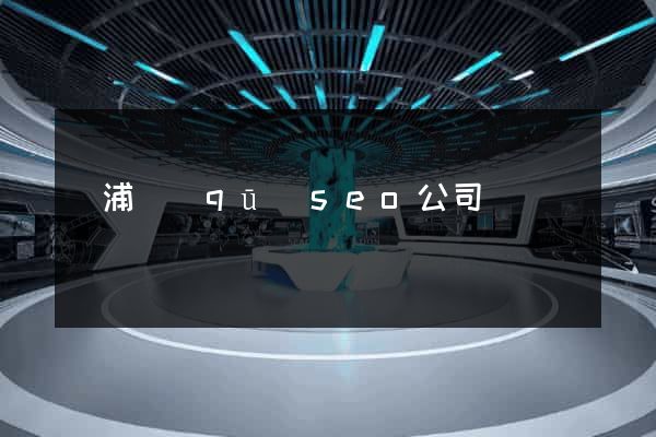 楊浦區(qū)seo公司