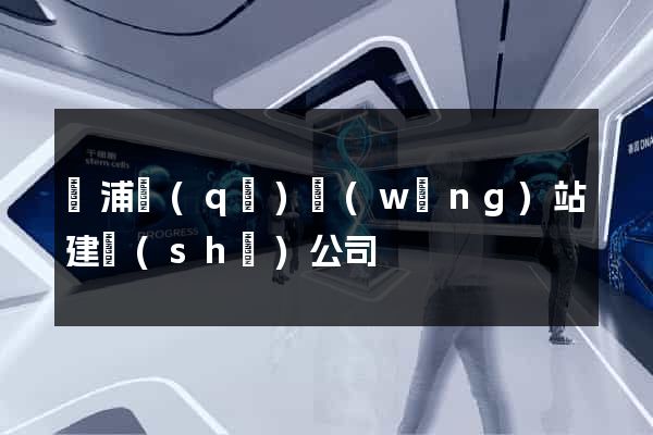 楊浦區(qū)網(wǎng)站建設(shè)公司