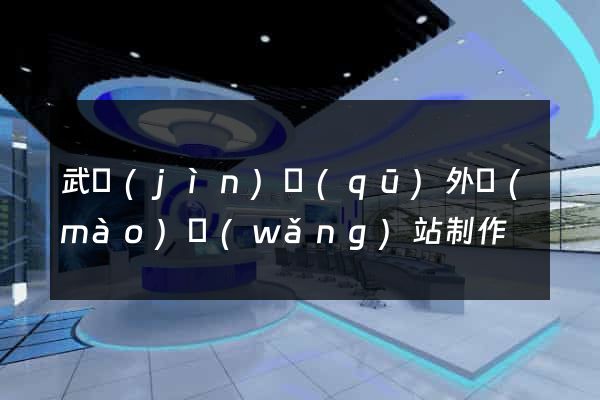 武進(jìn)區(qū)外貿(mào)網(wǎng)站制作