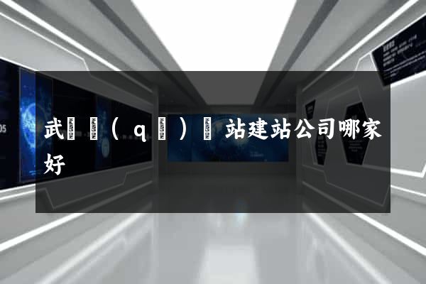武進區(qū)網站建站公司哪家好