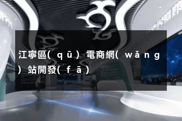 江寧區(qū)電商網(wǎng)站開發(fā)