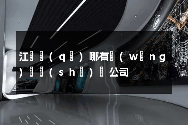 江東區(qū)哪有網(wǎng)頁設(shè)計公司