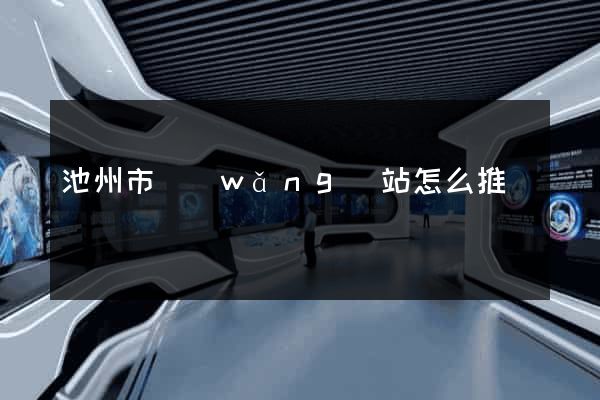 池州市網(wǎng)站怎么推廣