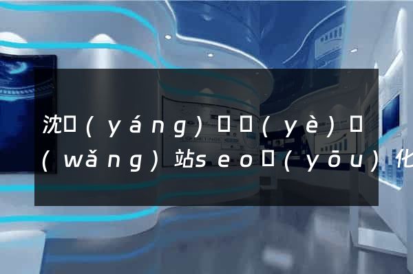 沈陽(yáng)專業(yè)網(wǎng)站seo優(yōu)化公司