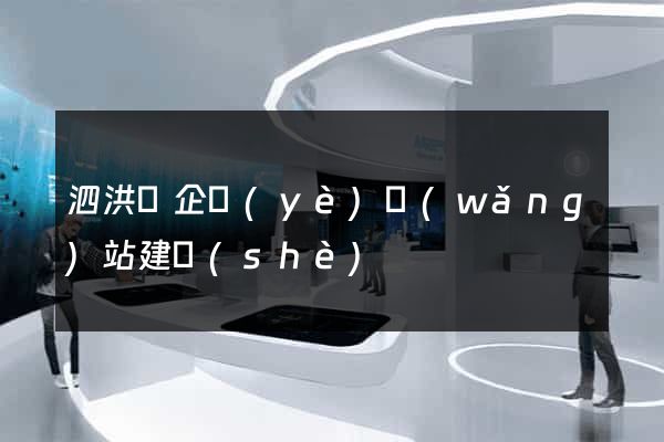 泗洪縣企業(yè)網(wǎng)站建設(shè)