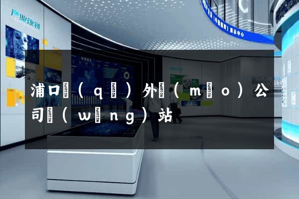 浦口區(qū)外貿(mào)公司網(wǎng)站