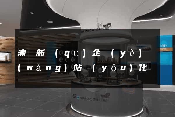 浦東新區(qū)企業(yè)網(wǎng)站優(yōu)化