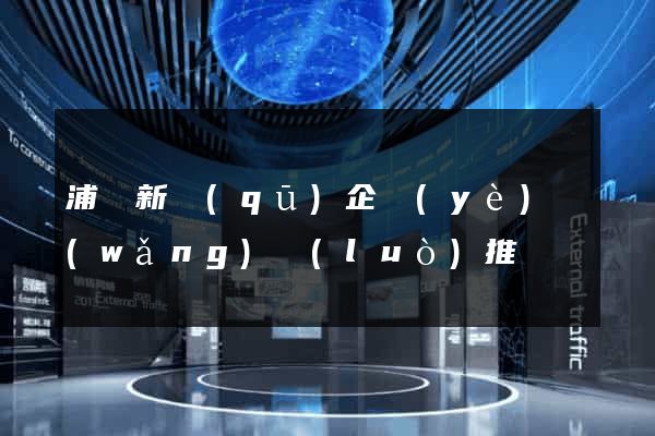 浦東新區(qū)企業(yè)網(wǎng)絡(luò)推廣