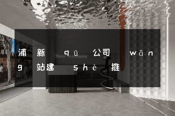 浦東新區(qū)公司網(wǎng)站建設(shè)推廣