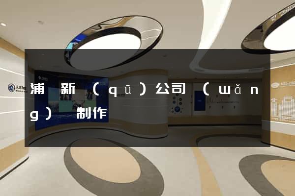 浦東新區(qū)公司網(wǎng)頁制作