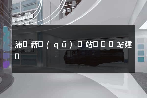 浦東新區(qū)網站設計網站建設