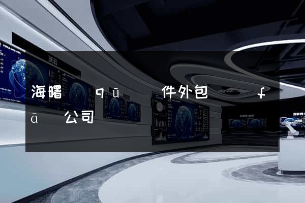 海曙區(qū)軟件外包開發(fā)公司