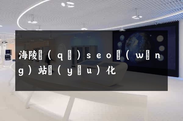 海陵區(qū)seo網(wǎng)站優(yōu)化