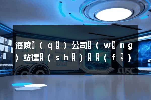 海陵區(qū)公司網(wǎng)站建設(shè)開發(fā)