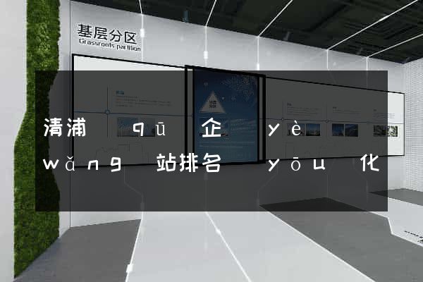 清浦區(qū)企業(yè)網(wǎng)站排名優(yōu)化