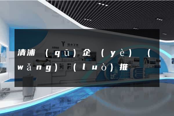 清浦區(qū)企業(yè)網(wǎng)絡(luò)推廣