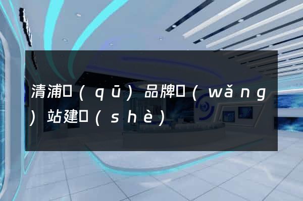 清浦區(qū)品牌網(wǎng)站建設(shè)
