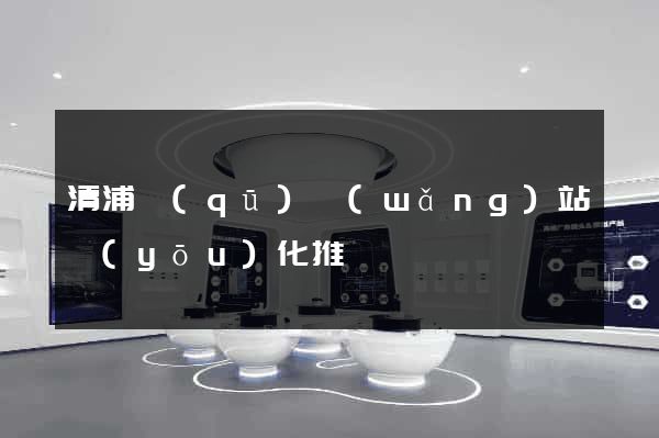 清浦區(qū)網(wǎng)站優(yōu)化推廣