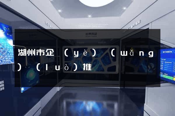 湖州市企業(yè)網(wǎng)絡(luò)推廣