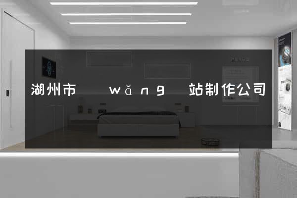 湖州市網(wǎng)站制作公司