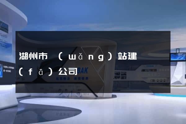 湖州市網(wǎng)站建設開發(fā)公司