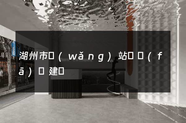 湖州市網(wǎng)站開發(fā)與建設