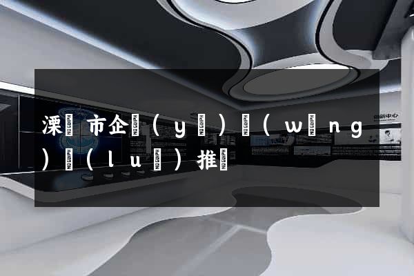 溧陽市企業(yè)網(wǎng)絡(luò)推廣