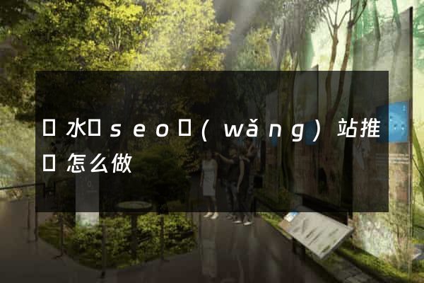 漣水縣seo網(wǎng)站推廣怎么做