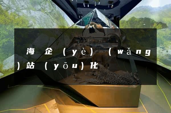 濱?？h企業(yè)網(wǎng)站優(yōu)化
