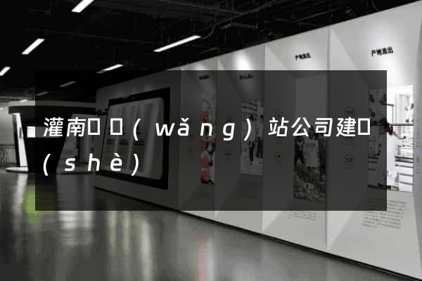 灌南縣網(wǎng)站公司建設(shè)