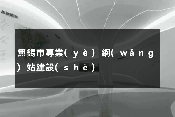 無錫市專業(yè)網(wǎng)站建設(shè)