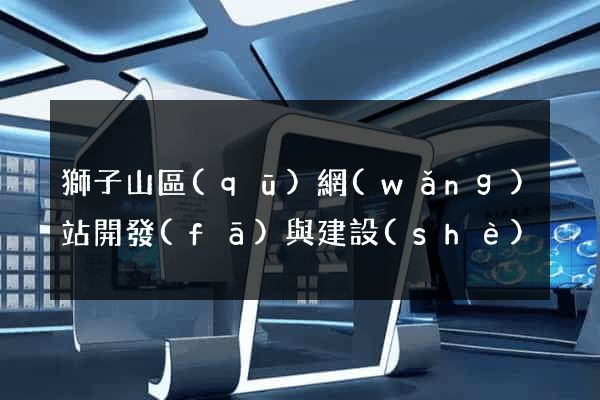 獅子山區(qū)網(wǎng)站開發(fā)與建設(shè)