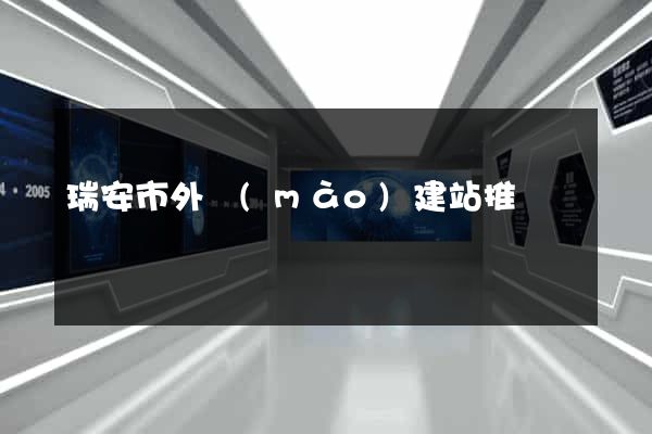 瑞安市外貿(mào)建站推廣