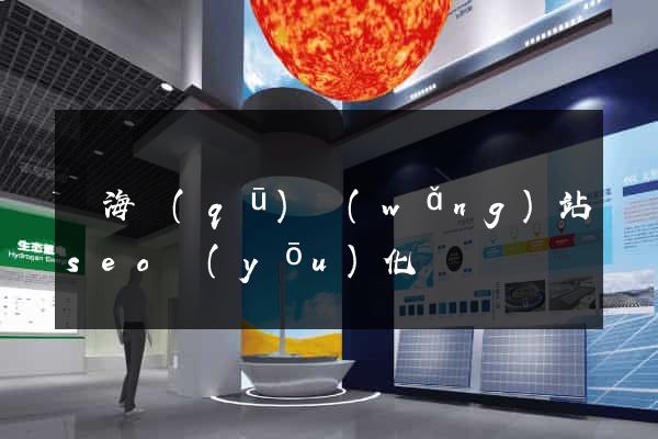 瑤海區(qū)網(wǎng)站seo優(yōu)化