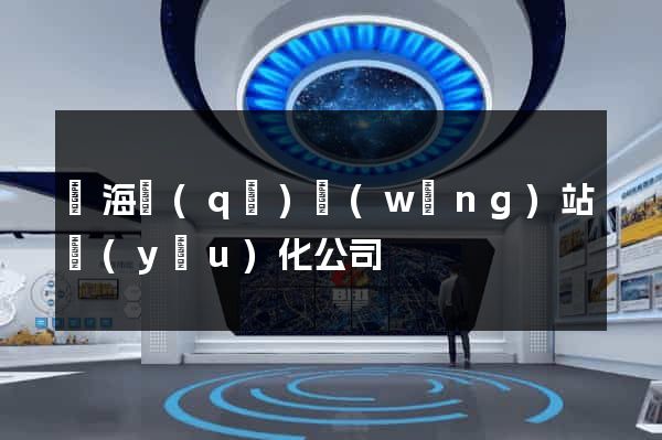 瑤海區(qū)網(wǎng)站優(yōu)化公司