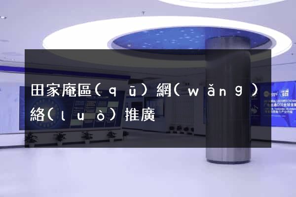 田家庵區(qū)網(wǎng)絡(luò)推廣