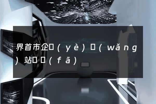 界首市企業(yè)網(wǎng)站開發(fā)