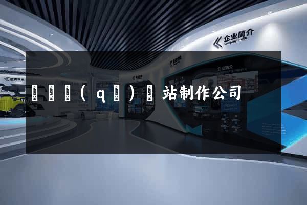 盧灣區(qū)網站制作公司